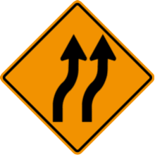 REVERSE CURVE (Two Arrows) RIGHT